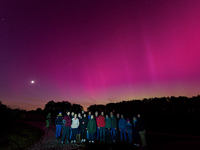 Polarlichter bei Sternführung am 10.05.2024 in Zainingen